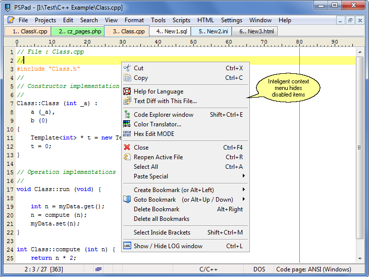 免费代码编辑器 PSPad Editor v5.0.7 中文便携版