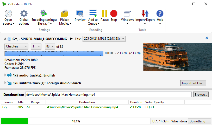 开源视频编辑工具 VidCoder 12.17 中文多语免费版-零柒柒优