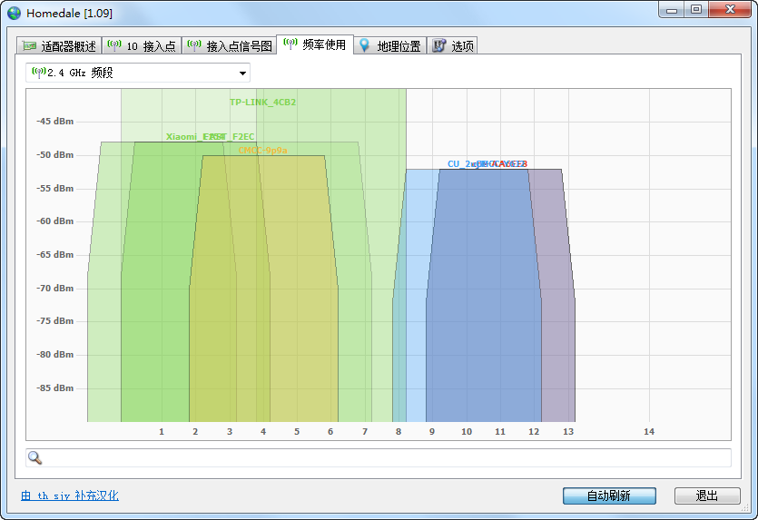 无线网络监视器(Homedale)2.19补充汉化版-零柒柒优