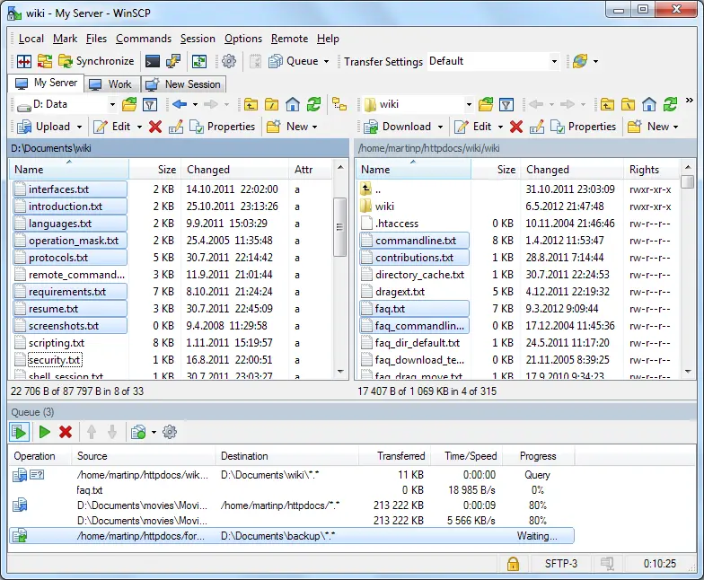 开源图形化 SFTP、SCP 文件客户端 WinSCP v6.5.3