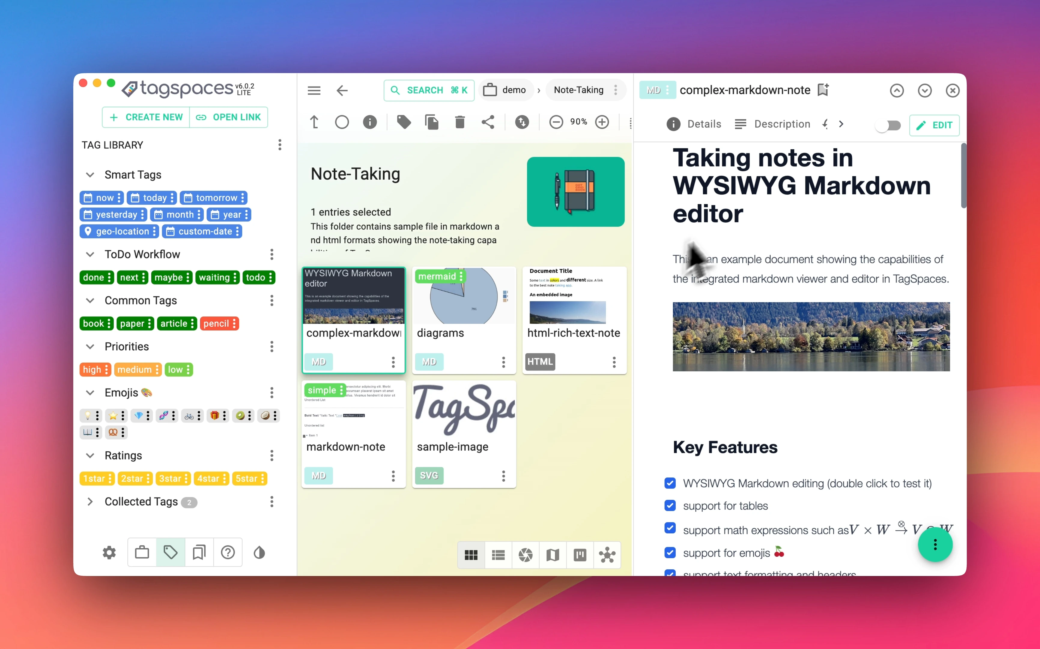 文件标签管理器 TagSpaces v6.6.2 绿色版-零柒柒优